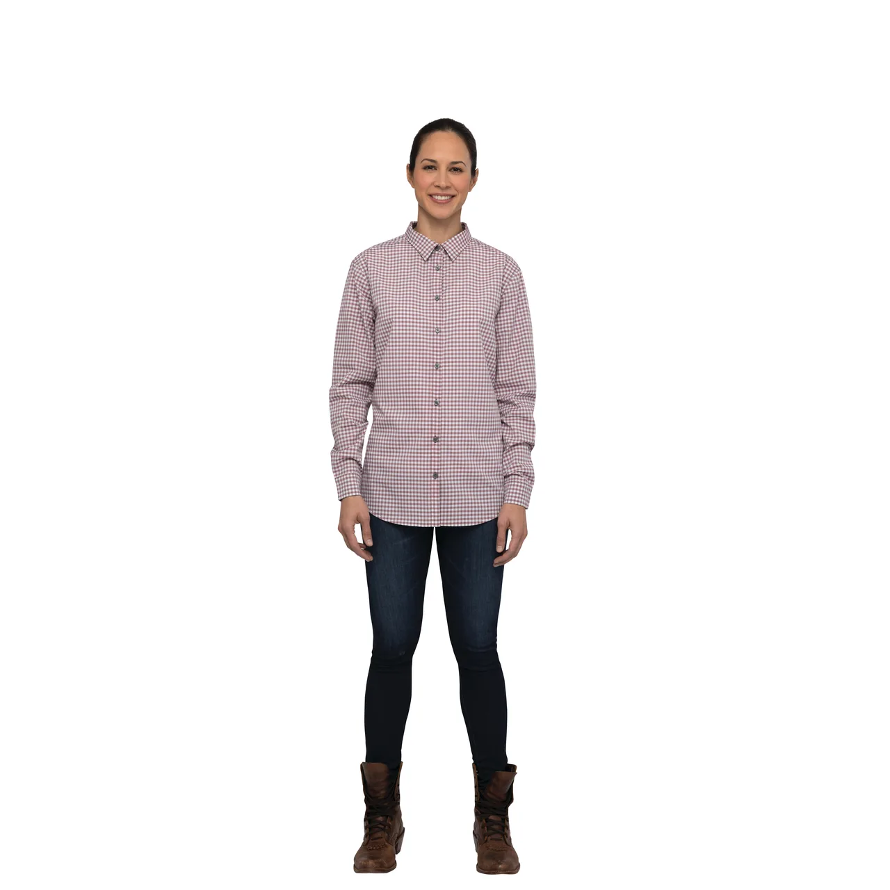 Chef Works SHC05W-CHP-XS Women's Cook Shirt, Long Sleeve, Chili Pepper Red, XSmall, 65/35 PolyCotton