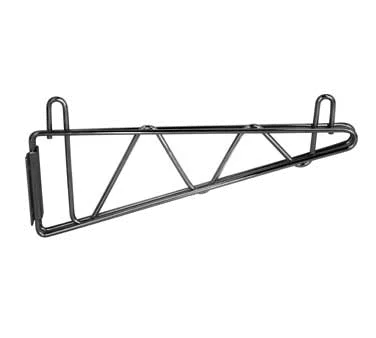 Serv-Ware SLWB21-CWP 21" Deep Silver Epoxy Wire Shelving Wall Bracket Pair
