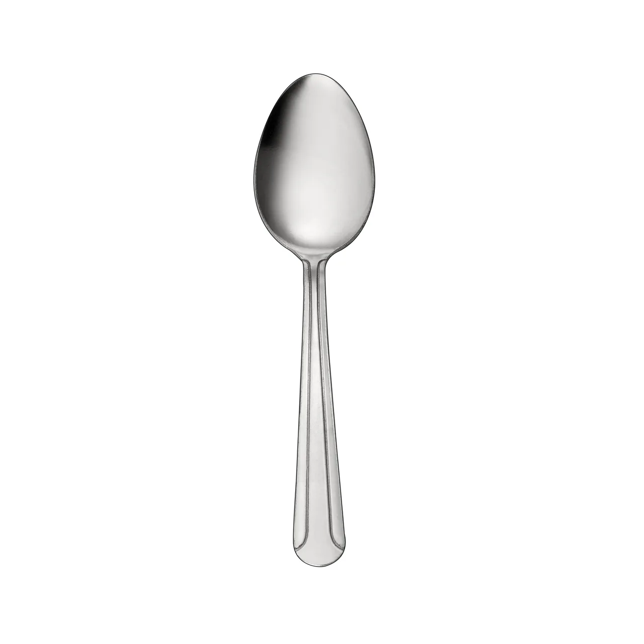 CAC China 1001-01 Dominion Teaspoon, 5-7/8" Length, Medium Weight, 18/0 Stainless Steel - 1 Dozen