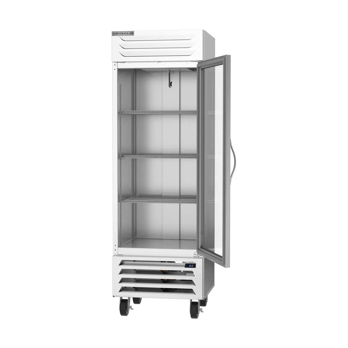 Beverage Air FB19HC-1G 27" One Section Reach-In Freezer w/ Glass Door, Bottom Mount, 18 cu. ft.