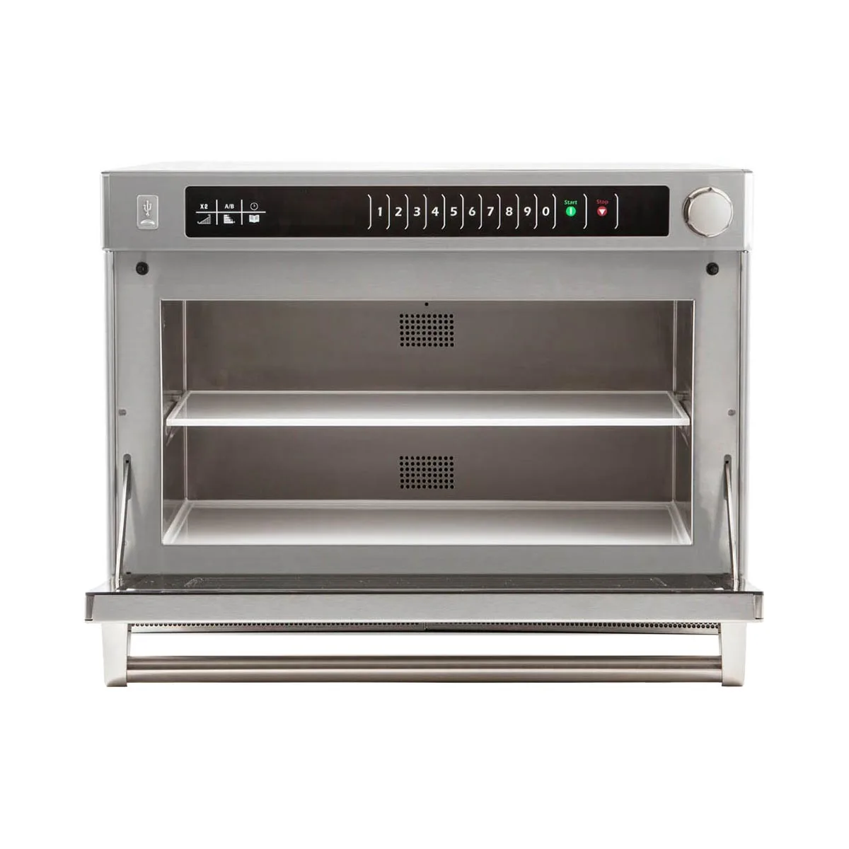 Amana AMSO22 2200W Commercial Heavy Duty Microwave Steamer Oven, 1.6 Cu. Ft., 208/240V