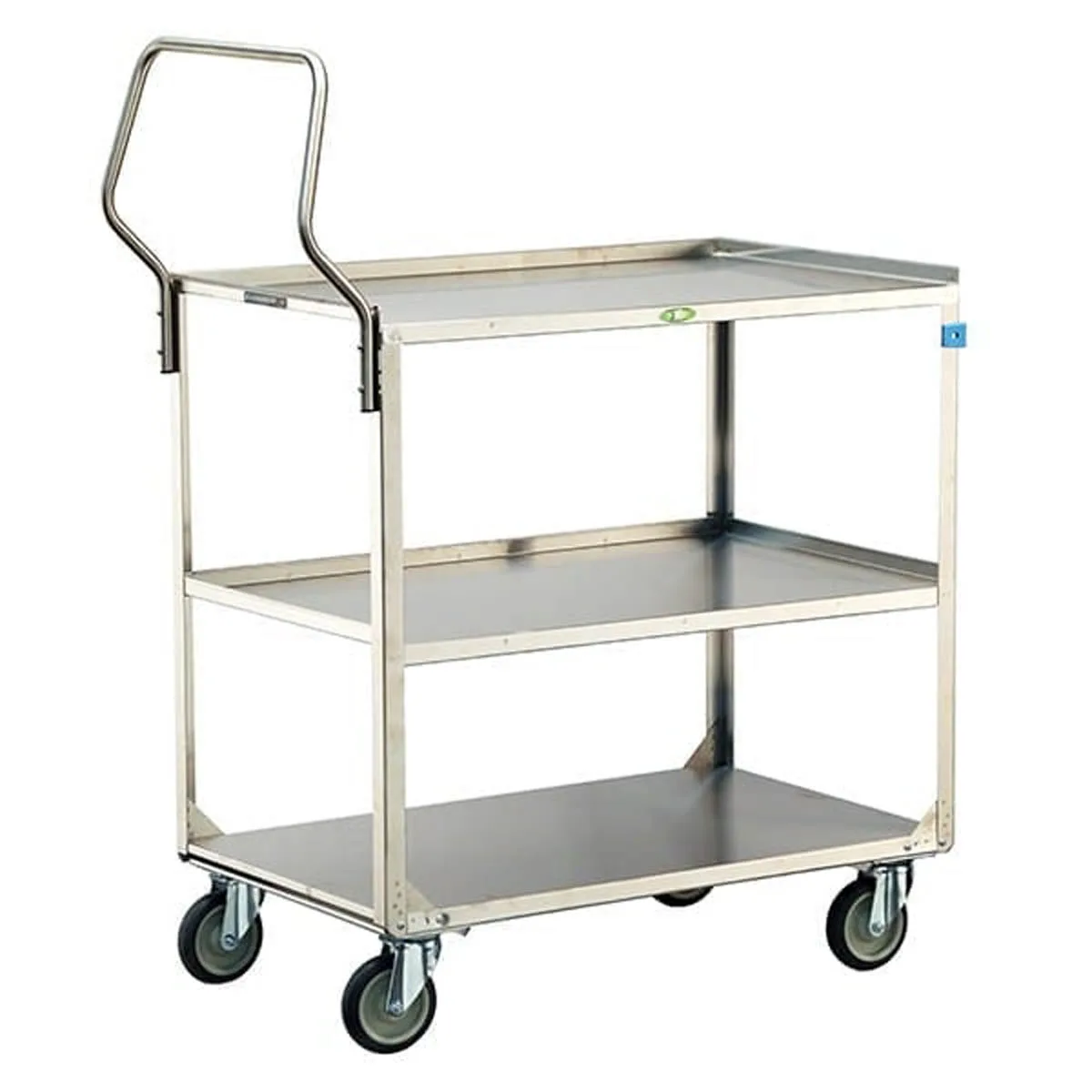 Lakeside 4459 54" Stainless Steel 3-Shelf Handler™ Medium Duty Utility Cart