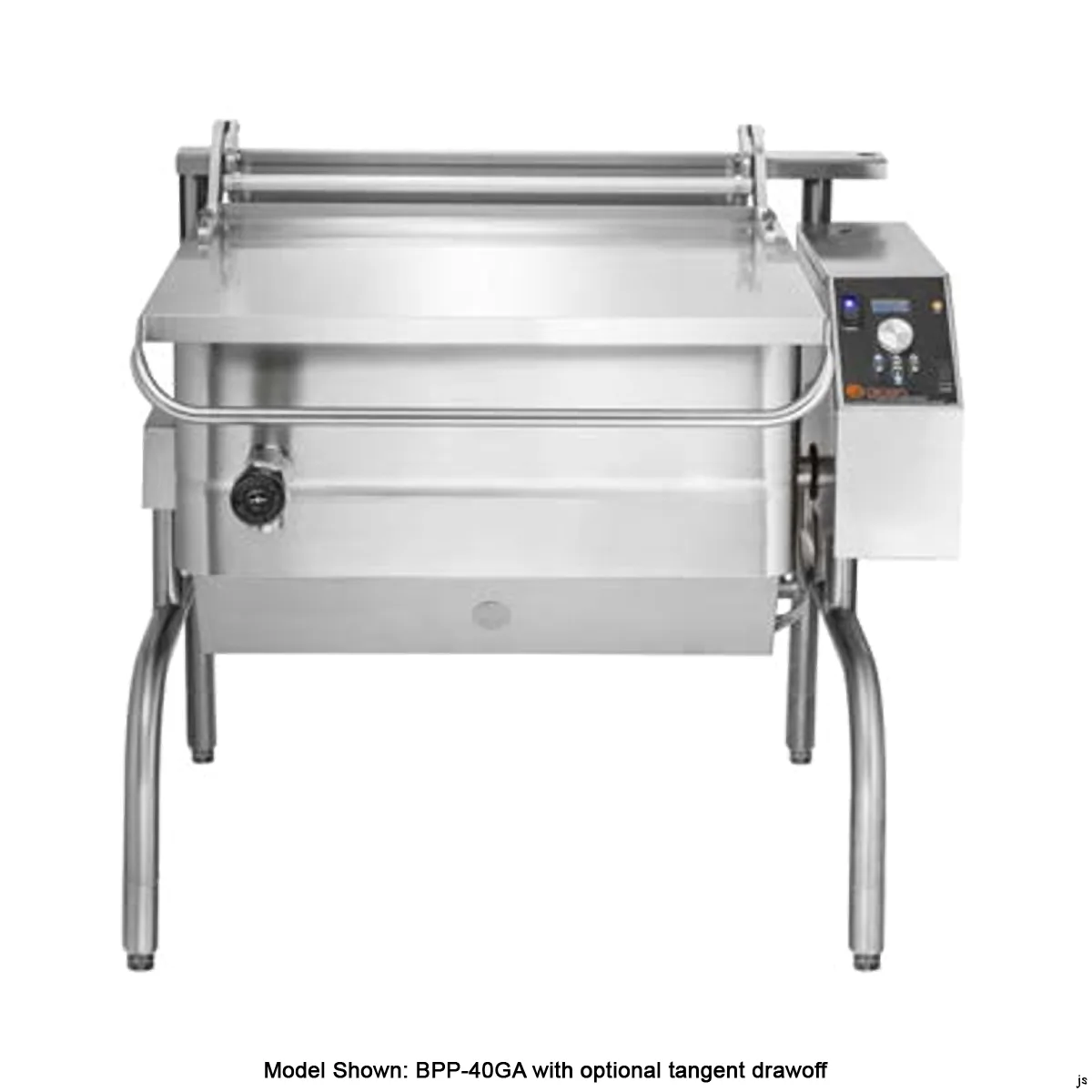 Groen BPP-30GC2T 30 Gallon Gas Tilt Skillets Braising Pan, Cook2Temp Controls, 104.000 BTU