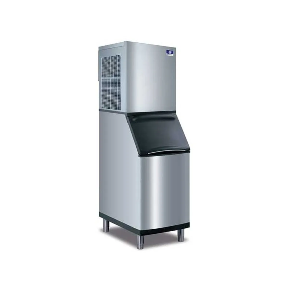 Manitowoc RNP0620A/D970/K00473 Air Cooled Nugget 591 lb Ice Machine with Bin, 882 lb Storage
