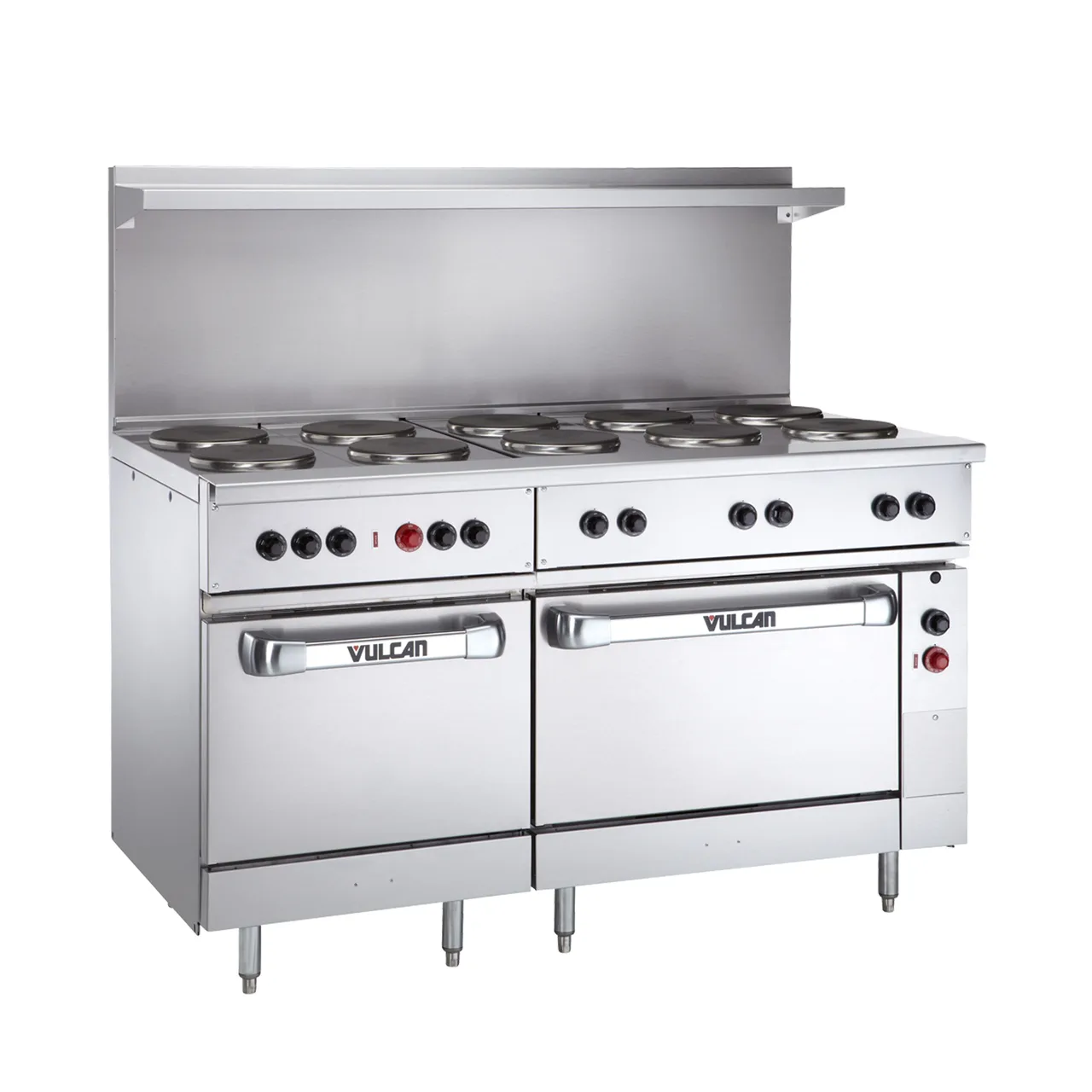 Vulcan EV60SS-5HT208 Restaurant Range, Electric, 60", (5) Hot Tops