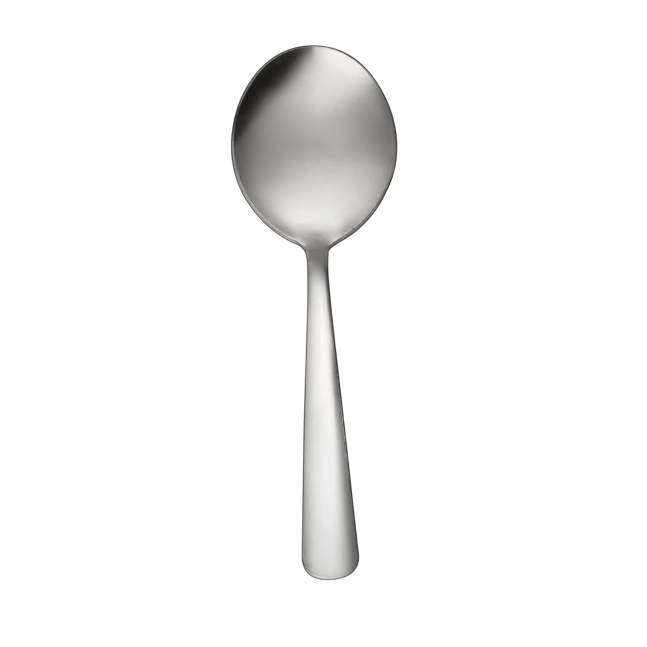 CAC China 1002-04 Windsor Bouillon Spoon, 6" Length, Medium Weight, 18/0 Stainless Steel - 1 Dozen