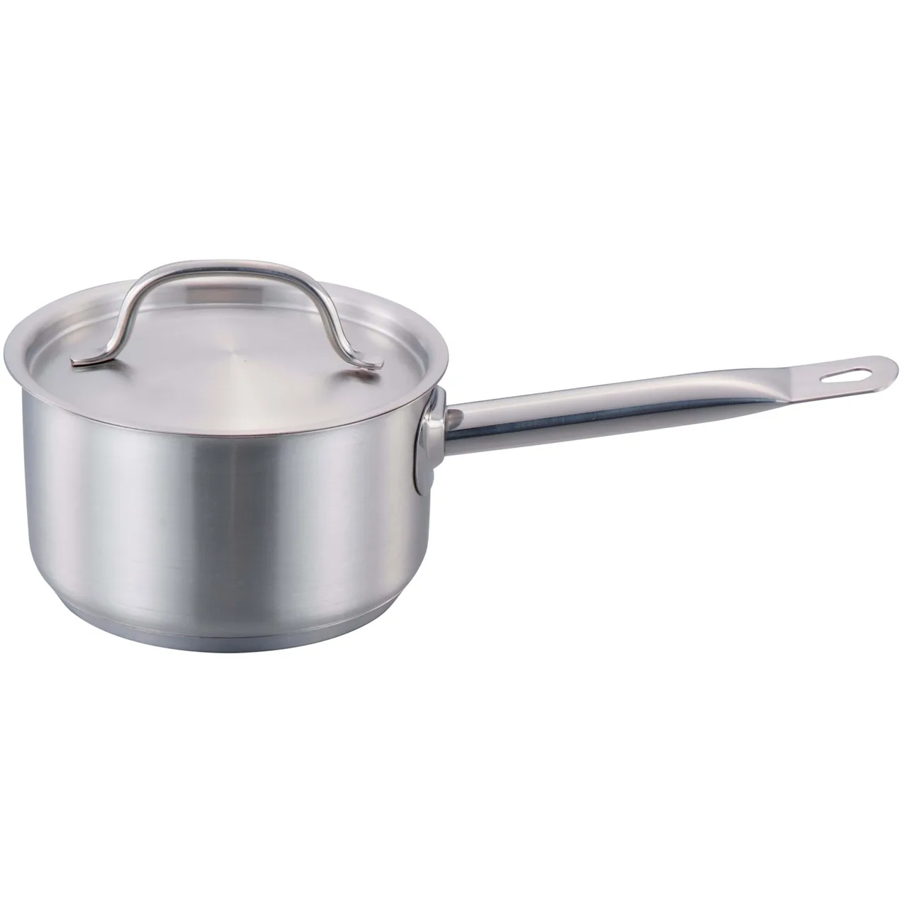 Omcan USA 80432 Sauce Pan – 3-1/2 Qt, 8-3/8" Dia x 4-1/4" Deep, Stainless, Cover, Handle, NSF