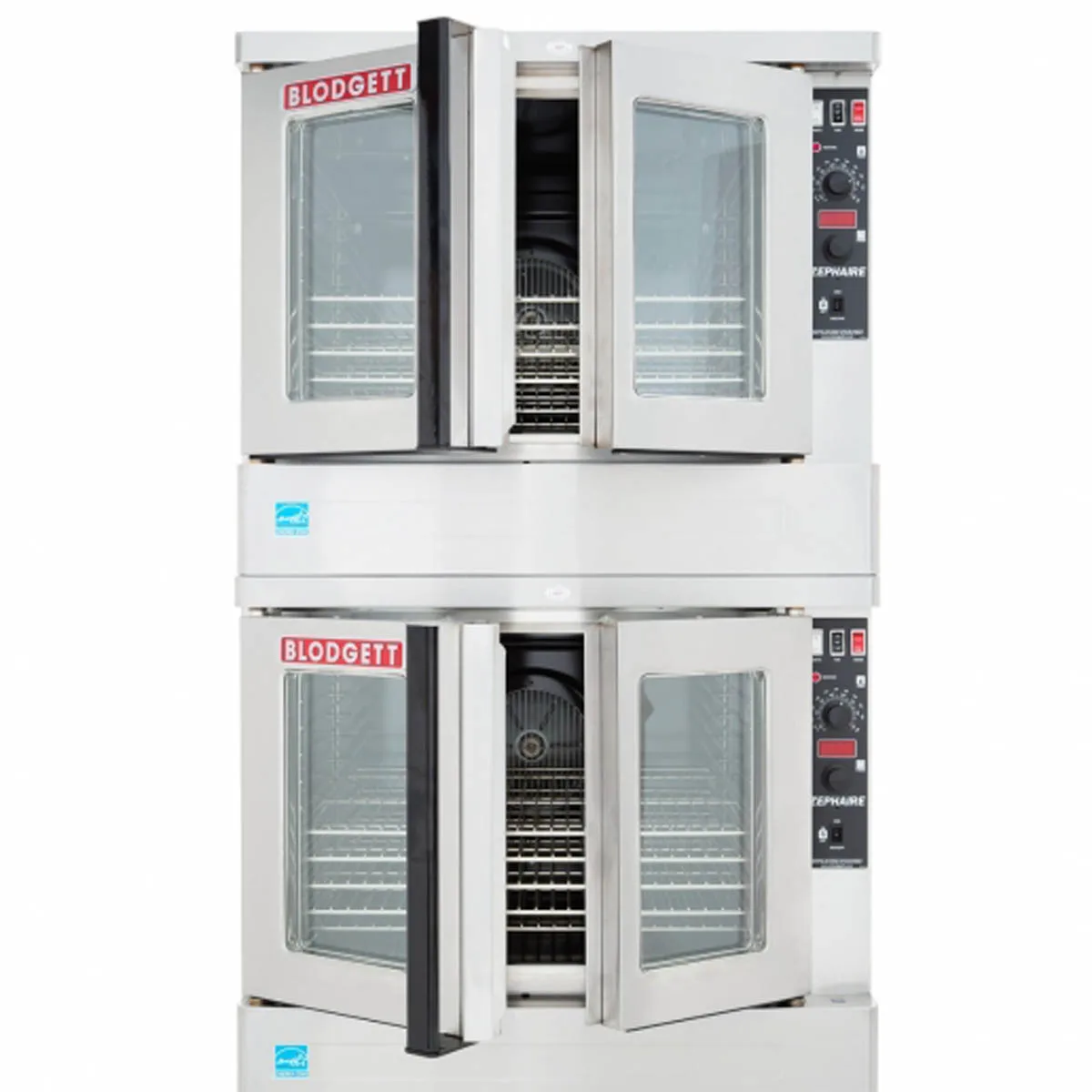 Blodgett ZEPH-200-E DBL Zephaire Double Deck Full Size Electric Convection Oven w/ Bakery Depth