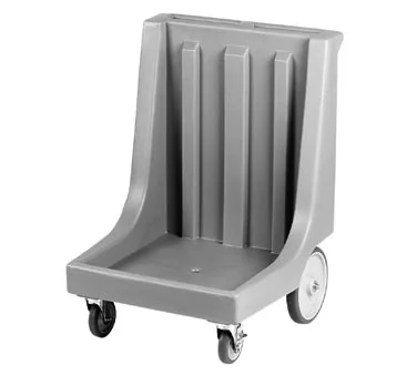 Cambro CD2020HB615 Camdolly Charcoal Gray Dish Rack Dolly with Handle, 350 lb Capacity, 26.5L x 26.25W x 36.625H