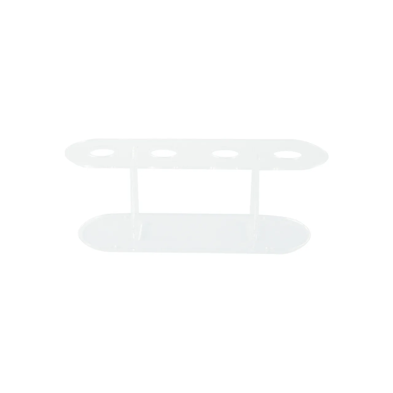 CAC China ACHS-4 Acrylic Ice Cream Cone Holder Stand, 4-Hole, BPA Free