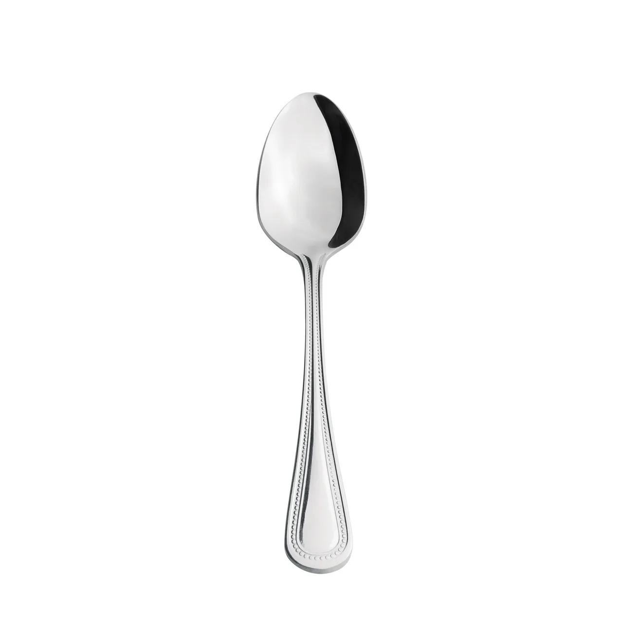 CAC China 8008-01 - Golden Pearl Teaspoon, 6" Length, 18/8 Stainless Steel Heavy Weight, 1 Dozen