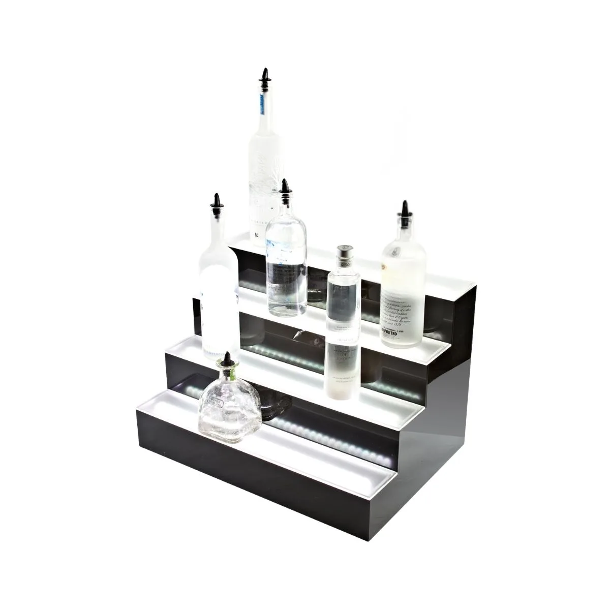 Beverage Air LBD3-36L 36" Three Tier Lighted Liquor Display, 27 Bottles