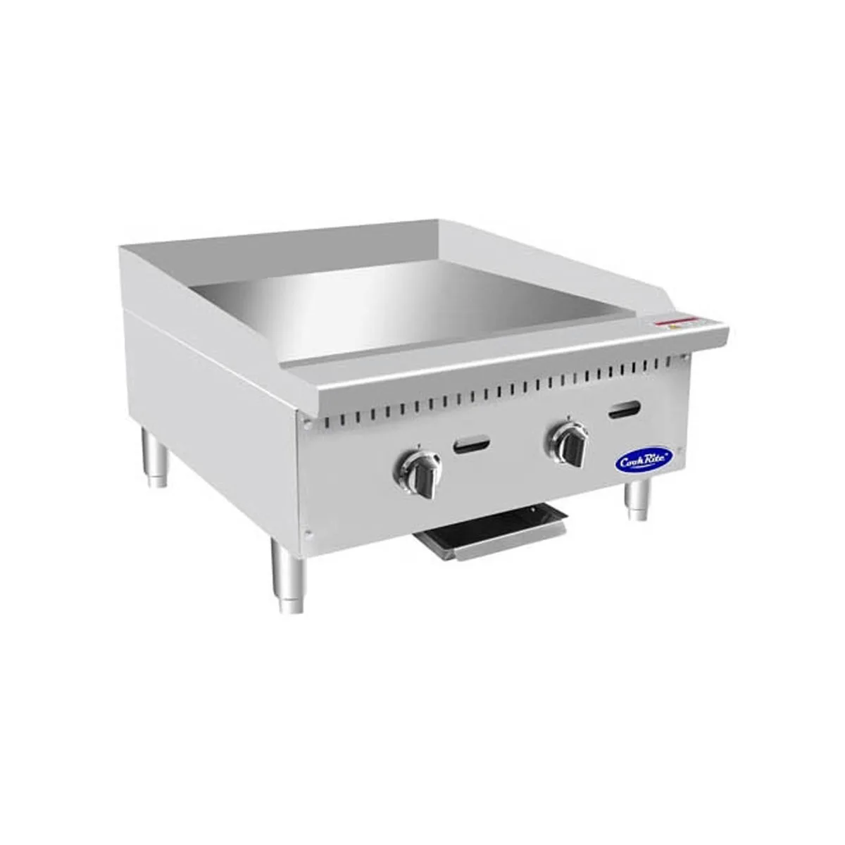 Atosa USA ATTG-24 24" CookRite Countertop Gas Griddle w/ Thermostatic Controls, 50.000 BTU