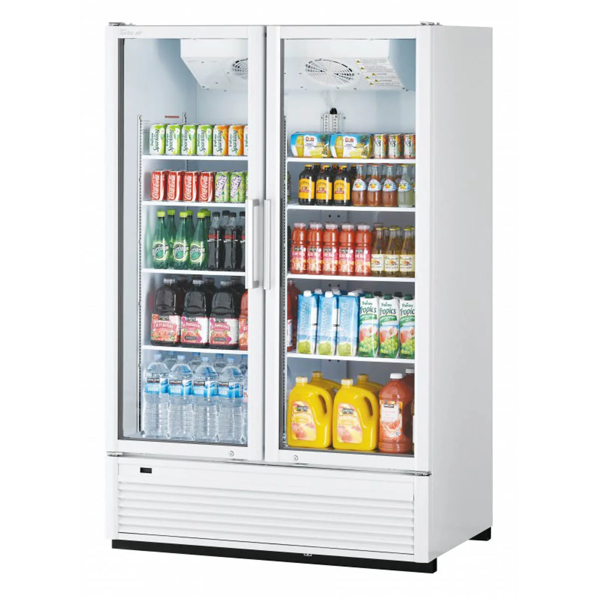 Turbo Air TGM-47SDH-N 51" 2-Glass Door Merchandiser Refrigerator, 44.2 cu. ft., ENERGY STAR®, R290, 115V