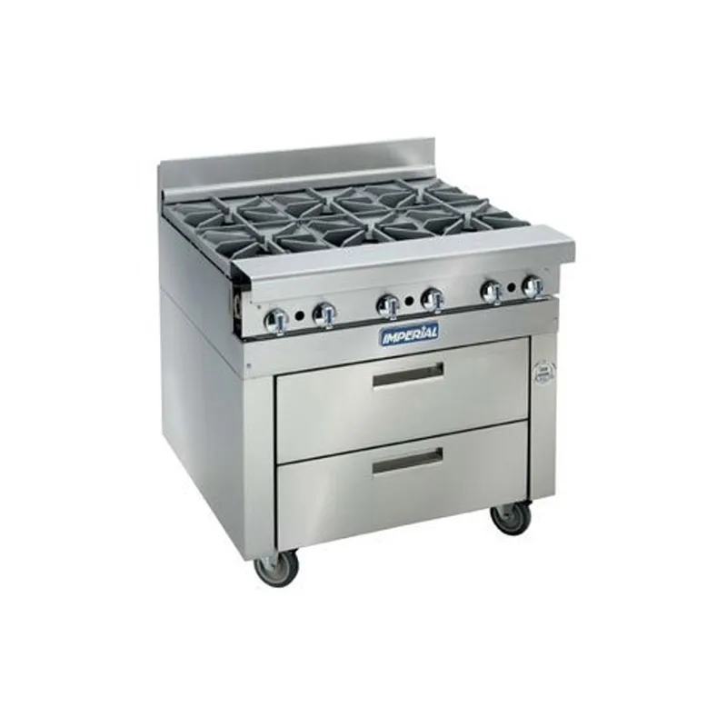 Imperial IHR-XX-RM-36 36" 2 Drawers Refrigerated Chef Base, 4 Pan Capacity