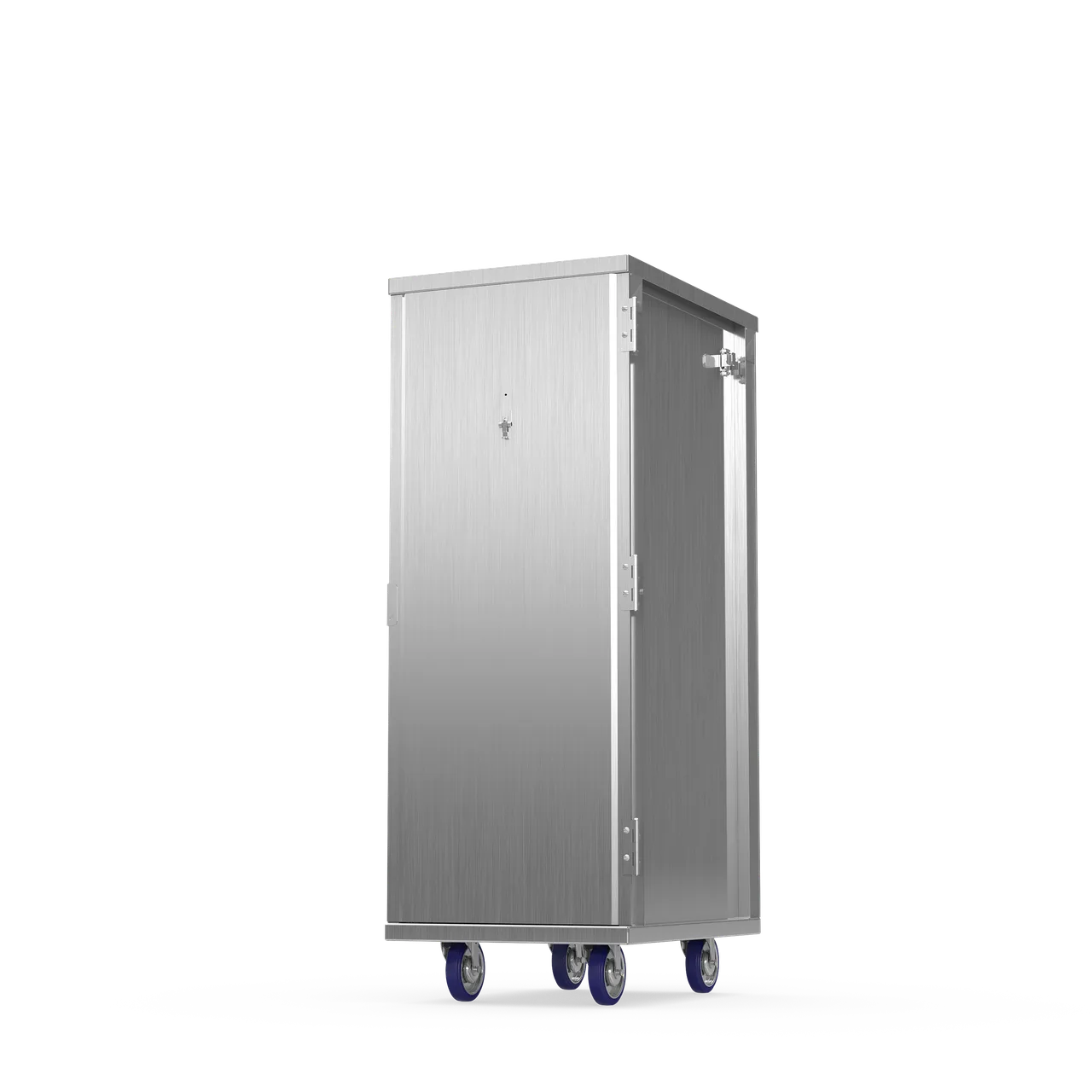 Winholt EC1832-C Aluminum 32 Pan Enclosed Transport Cabinet - 21"W X 27"D X 56"H