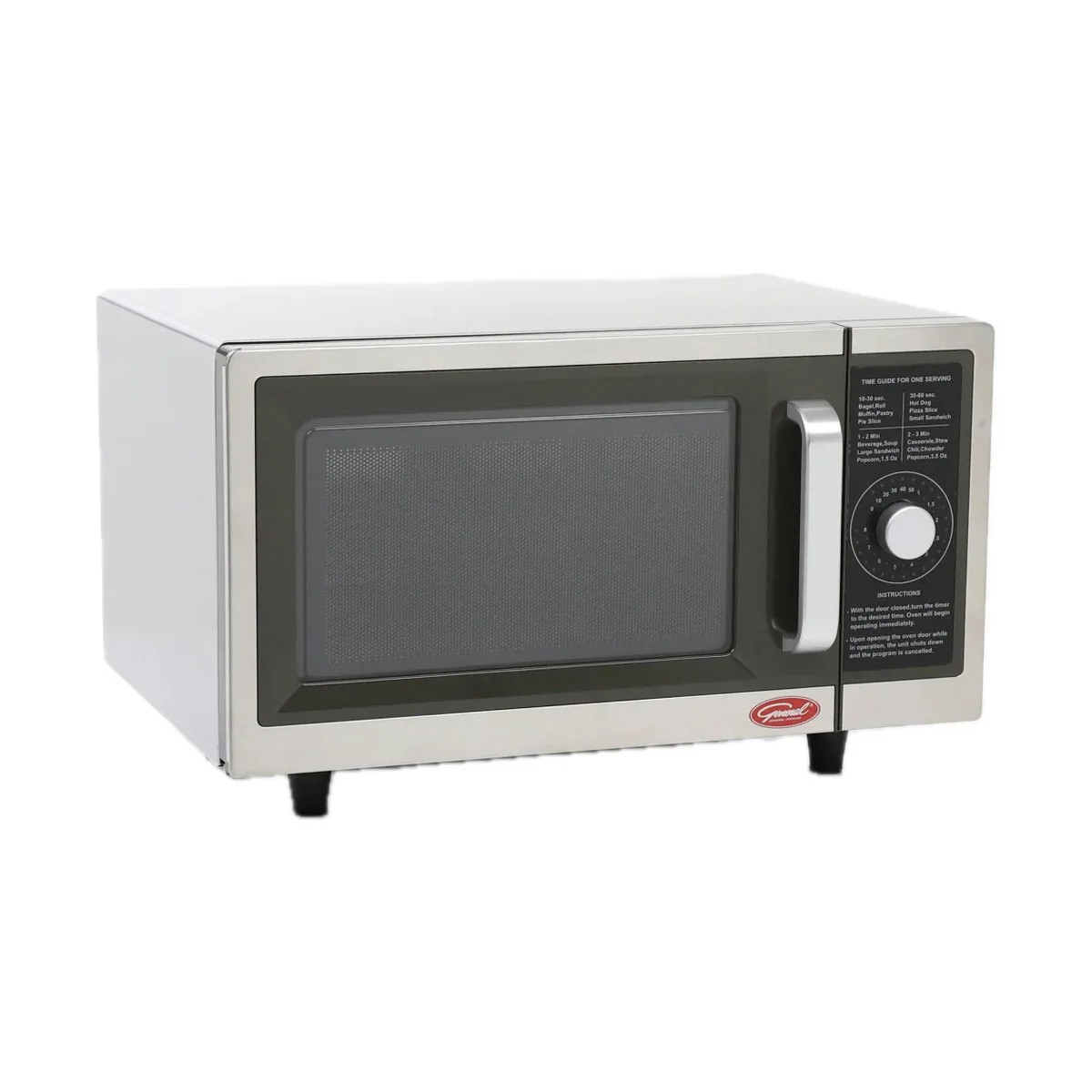General GEW1000D 1000 Watts Commercial Microwave Oven w/ Dial Controls, Single Power Level