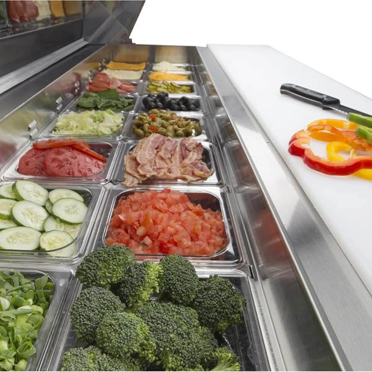 Maxx Cold MXCR60SHC 60" Refrigerated Sandwich/Salad Prep Table w/ 2 Doors, 15.5 cu. ft. 