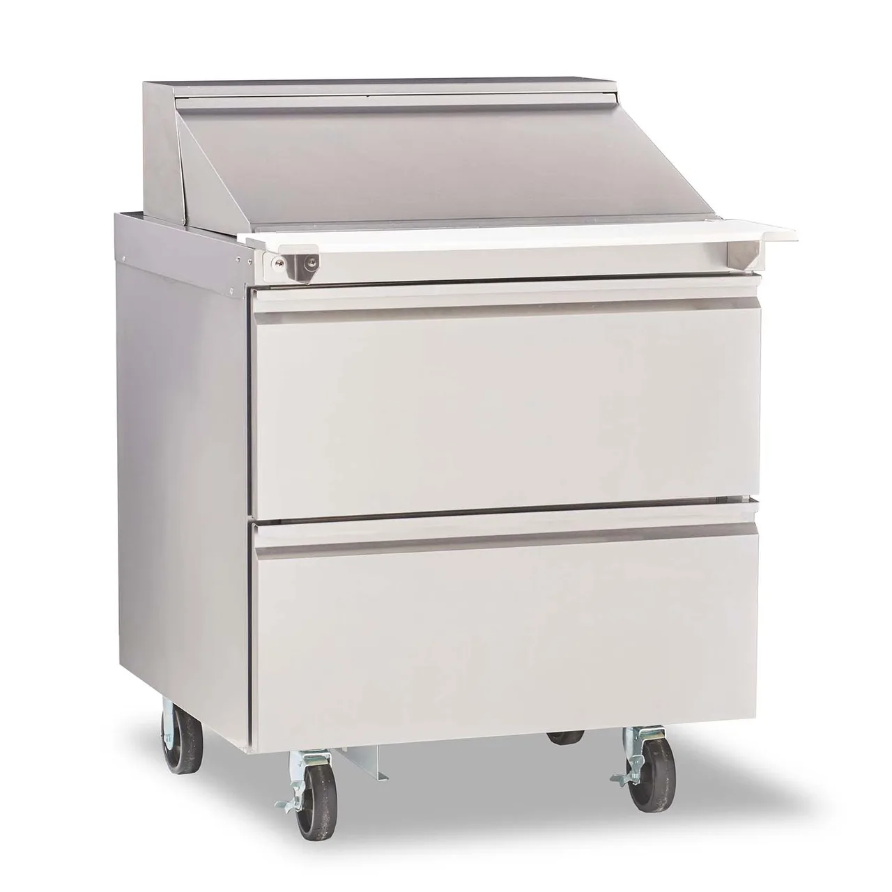 Delfield D4432NP-12M 32" Mega Top Sandwich / Salad Prep Table w/ 2 Drawers, 12 Pans