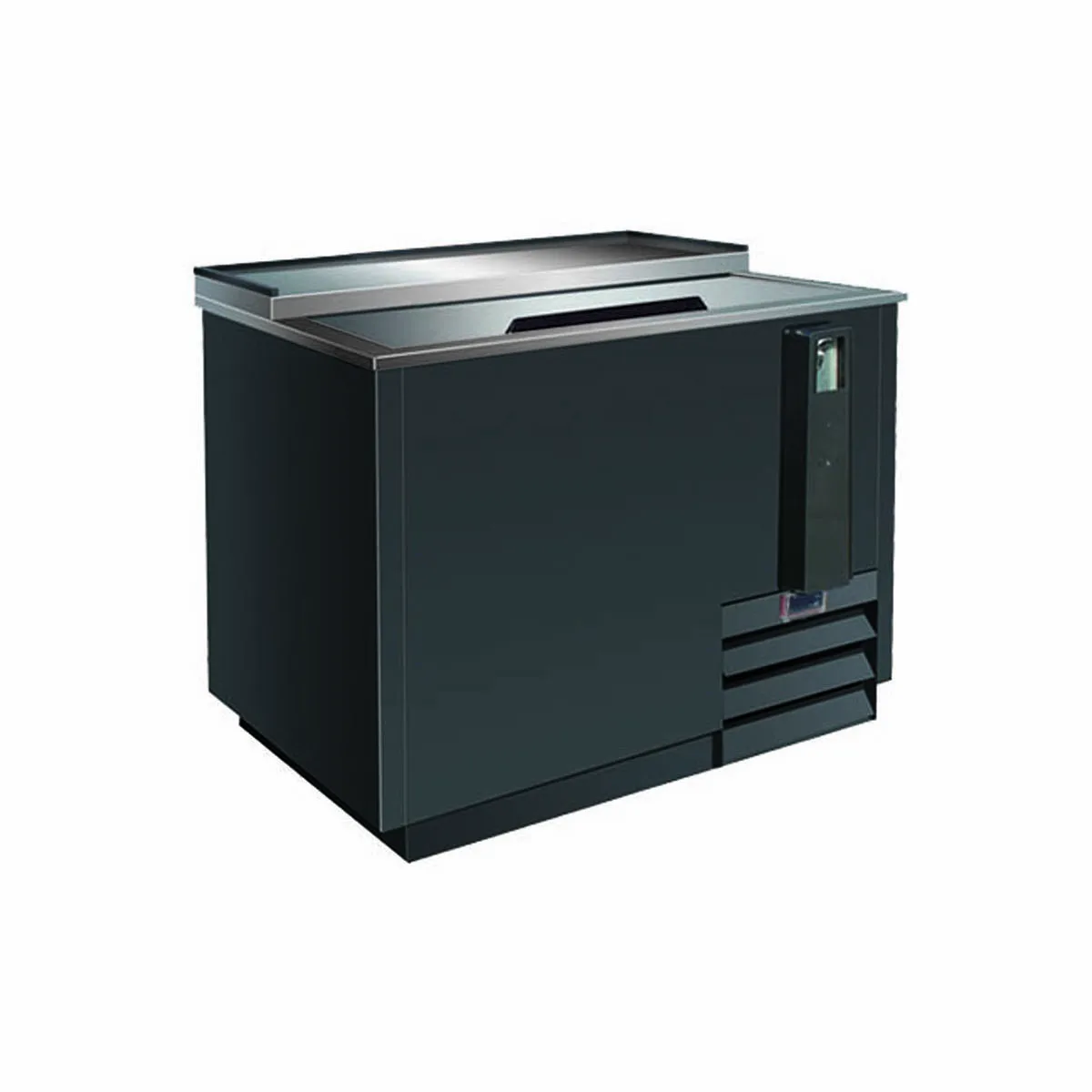 Serv-Ware BC-36-HC 36.8"W Flat Top Bottle Cooler, 10 cu. ft.