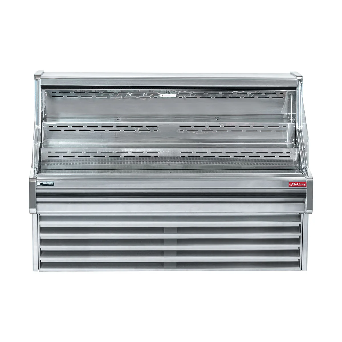 Howard-McCray SC-OS30E-4-S 51" Horizontal Impluse Open Merchandiser, Stainless Steel, Self-Contained