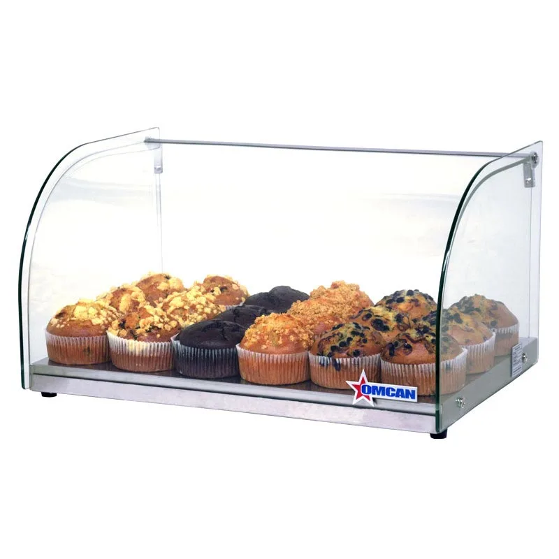 Omcan USA 44370 (44370) Display Case, Countertop, Curved Front Glass