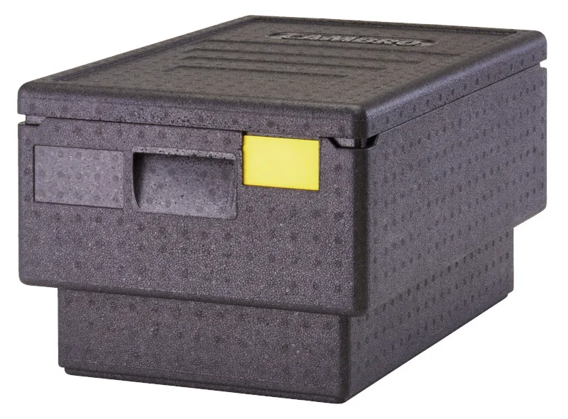 Cambro EPP180S110 Cam GoBox Insulated Food Pan Carrier, 45.44 qt., Top Load, Black, EPP Foam
