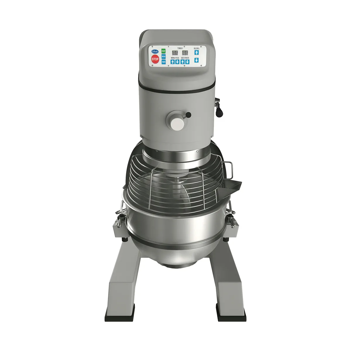 Globe SP80PL 80 qt Planetary Pizza Floor Mixer with Timer, 3 HP, 4-Speed, #12 Hub