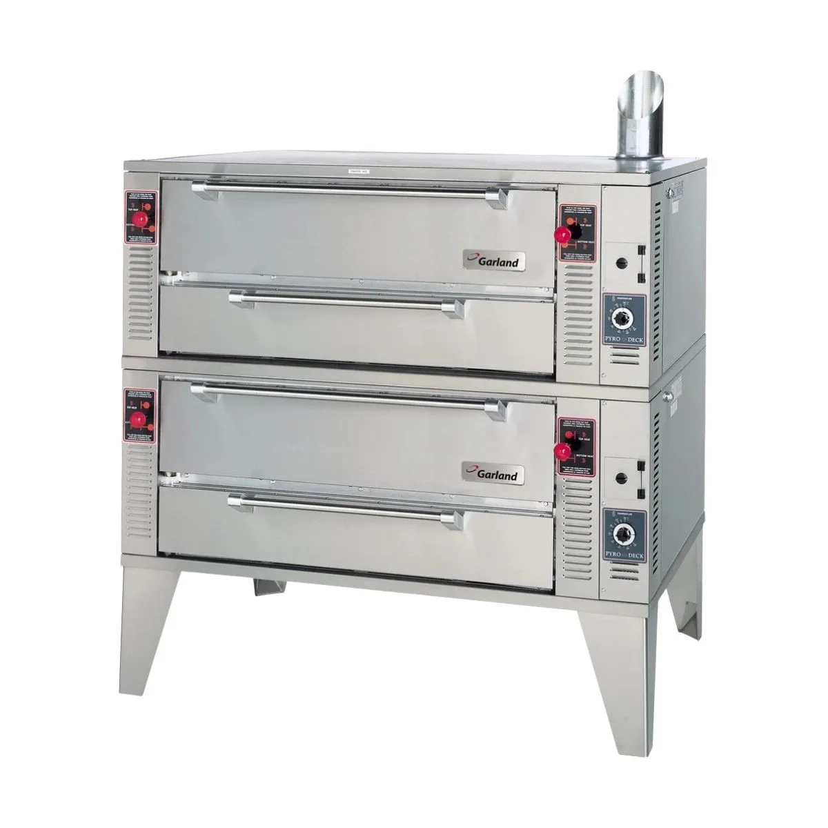 Garland US Range GPD-48-2 63" Double Deck Gas Pizza Oven with 48" Deck Width, 8" Height, 192.000 BTU
