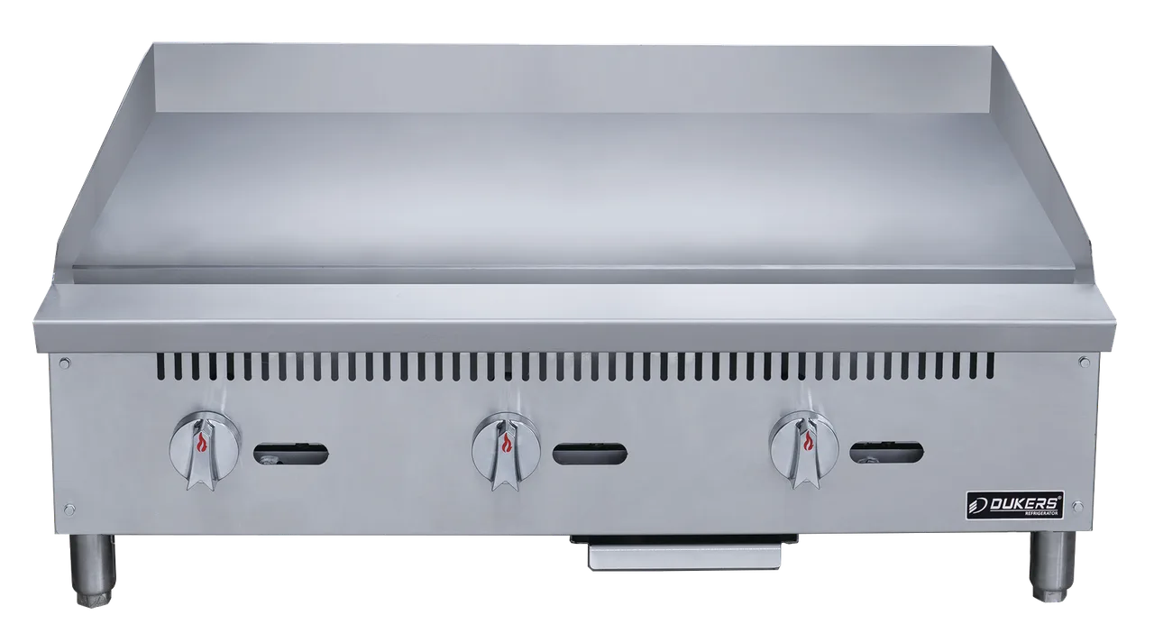 Dukers Appliance Co DCGT36 Countertop Gas Griddle
