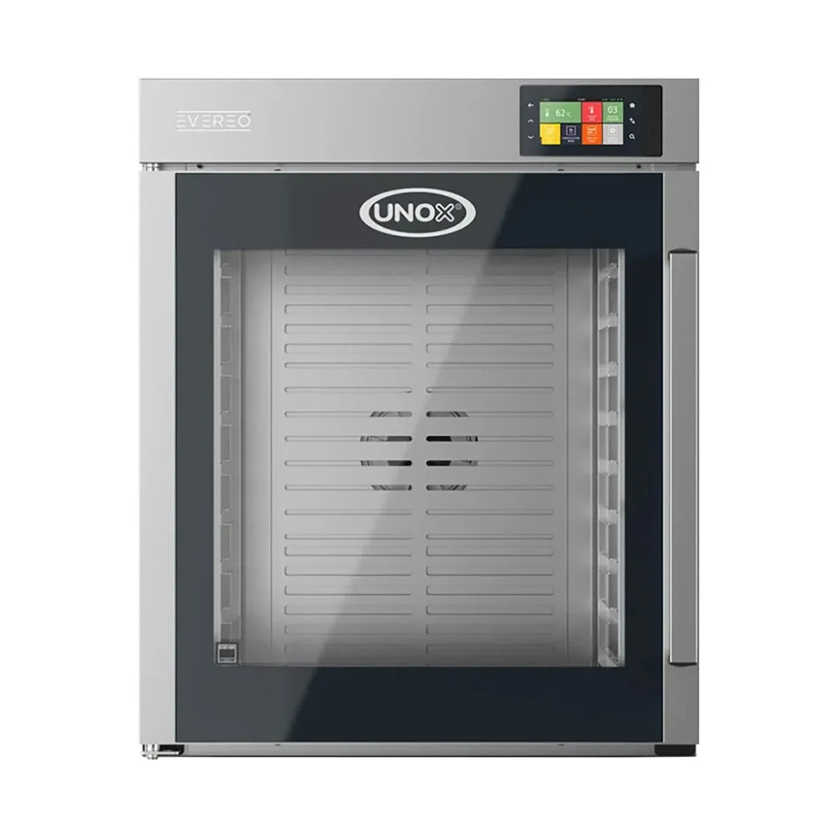 Unox XAEC-1011-EPR Heated Holding Cabinet, 10-Slot 1/1 GN, Double Glass Door, AIR.Maxi Airflow, Stainless Steel