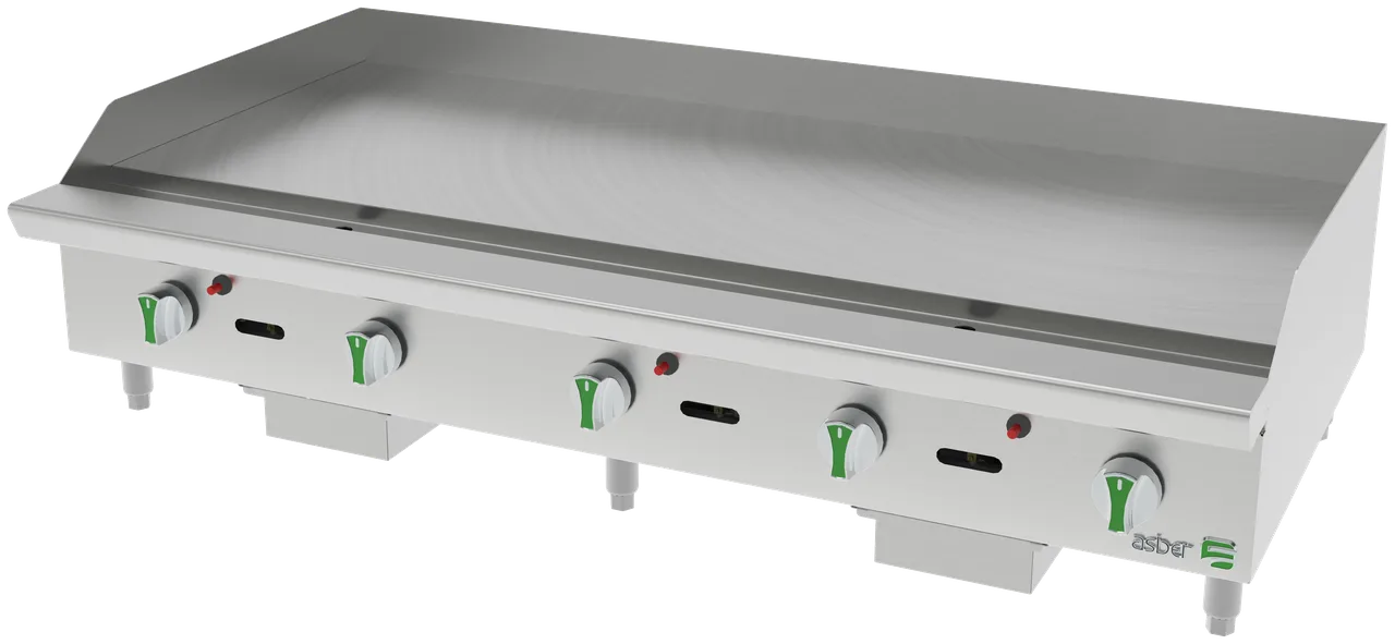 Asber AETG 60 EM Countertop Gas Griddle / Hotplate