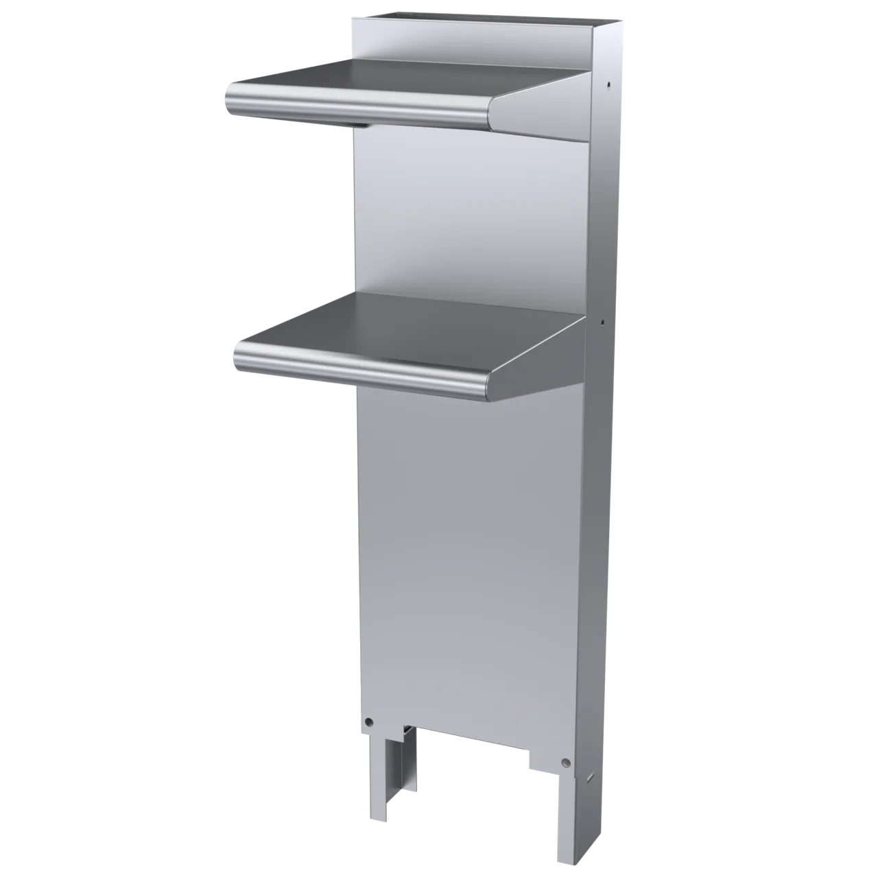 Garland US Range CCDHS-12 Cuisine Backguard/Flue Riser, with Double High Shelves