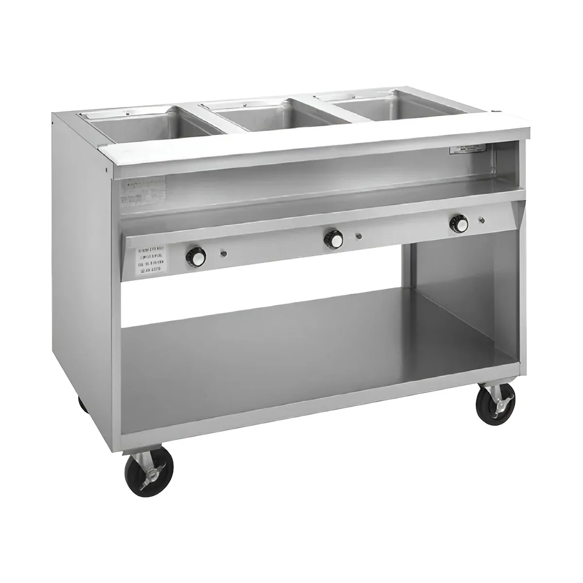 Randell 3512-240 33" Electric Hot Food Table, (2) Top Openings