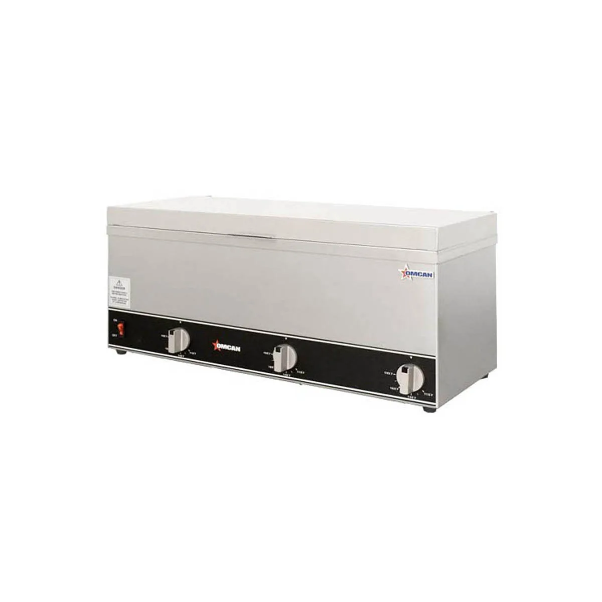 Omcan USA 44183 (Fw-Cn-0253) Triple Pot Sauce Warmer, Countertop, Power Switch
