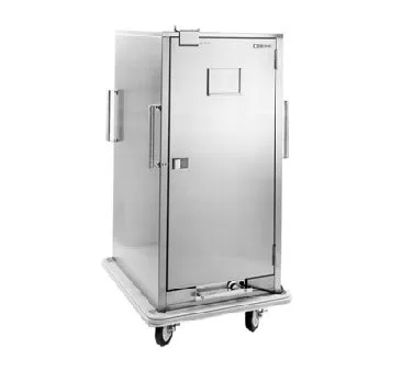 Carter-Hoffmann ST1811 Full Height 1-Door Solid Heated Holding Cabinet, 55-60" Height, 13x18"x26" or 26x12"x20" Capacity, Stainless Steel
