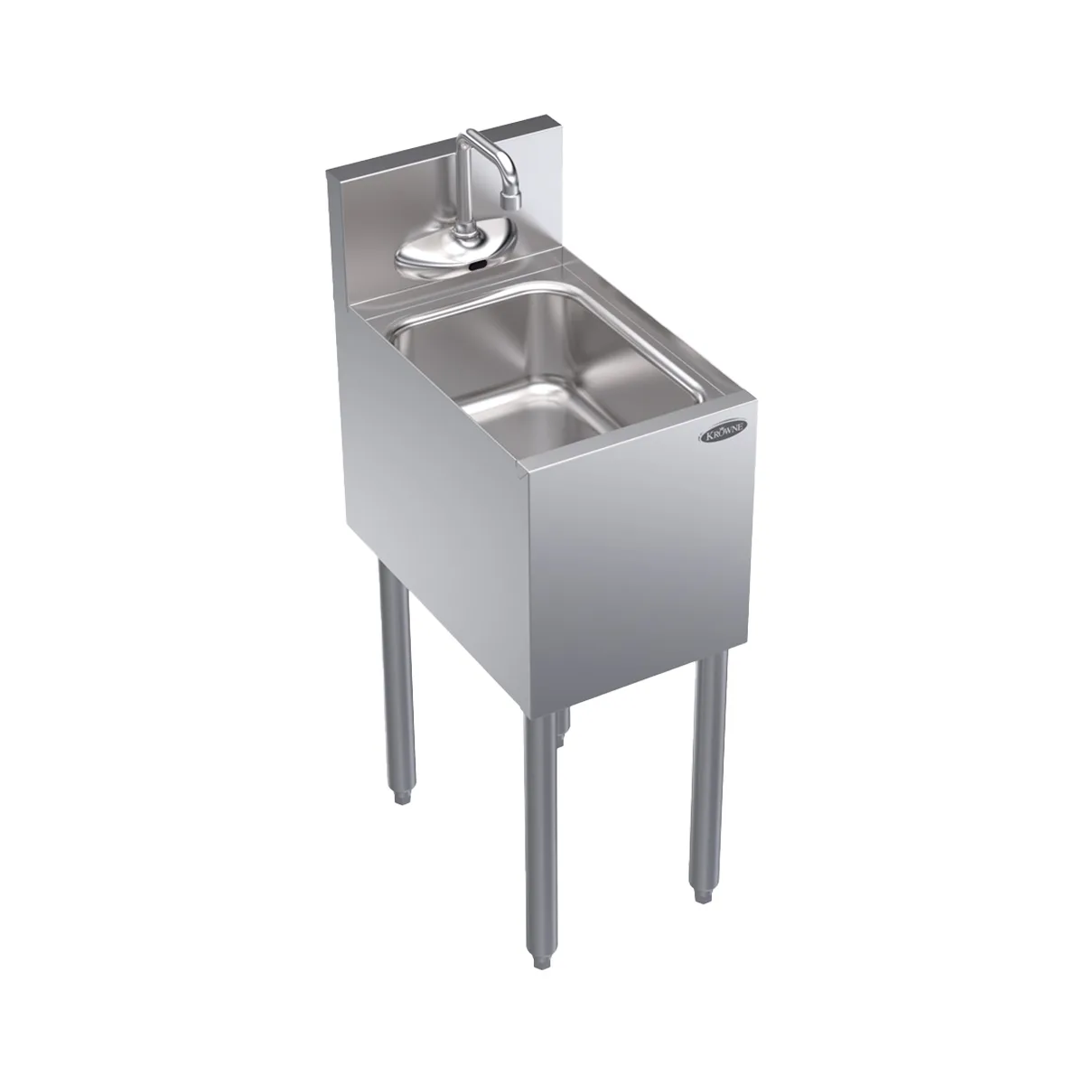Krowne KR19-1C-E Underbar Sink Units, 1 Compartment without Drainboard