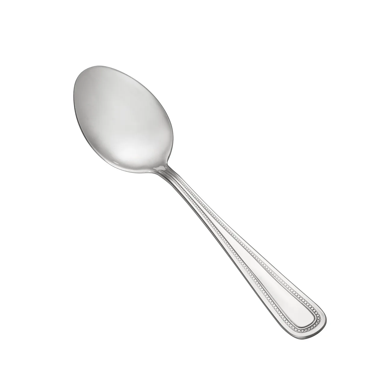 CAC China 3008-10 Black Pearl Tablespoon, 8-3/8" Length Heavy Weight, 18/0 Stainless Steel - 1 Dozen