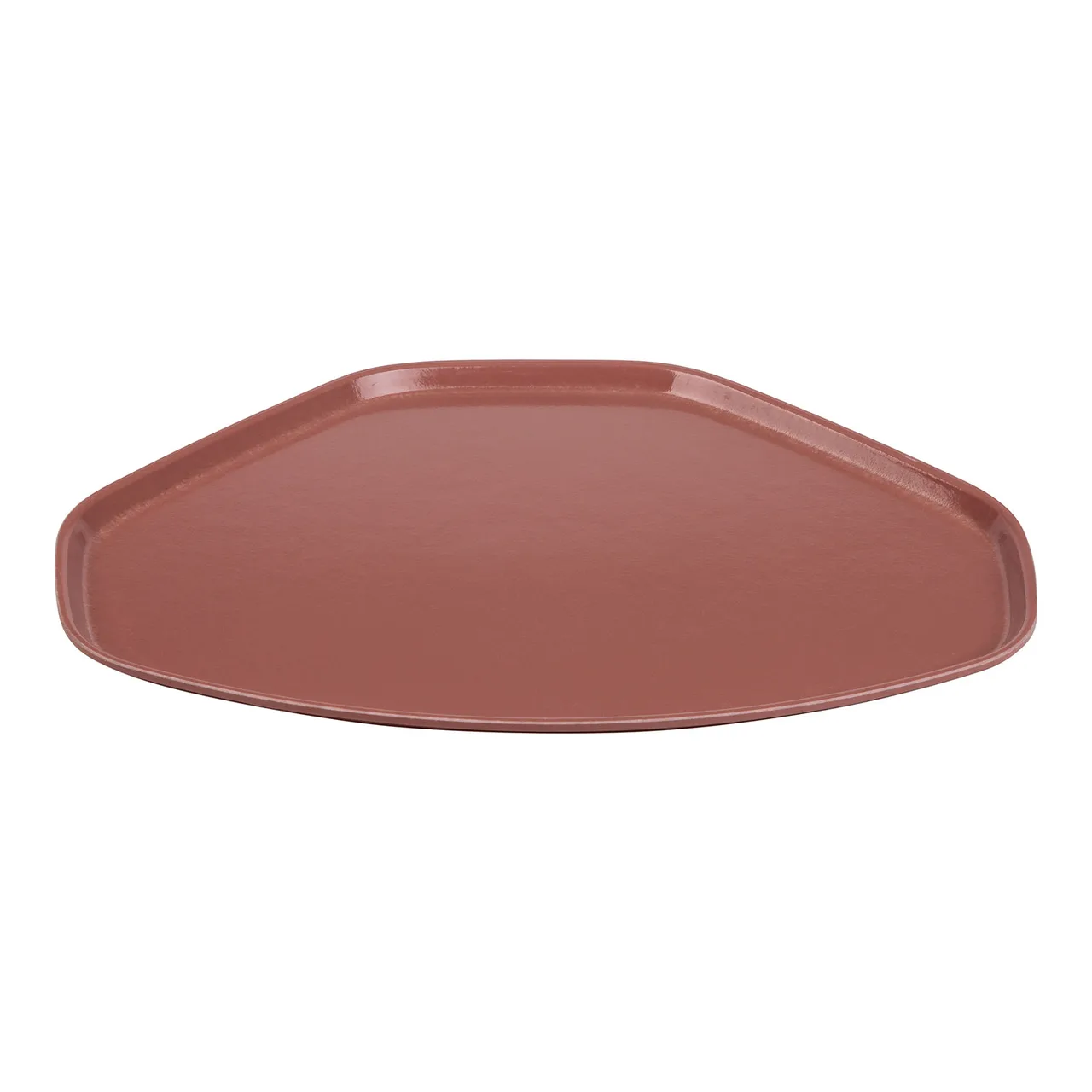 Cambro 1520TR409 Trapezoid Tray, 14-9/16" x 19-1/2" Fiberglass, Blush Pink, NSF, Made in USA