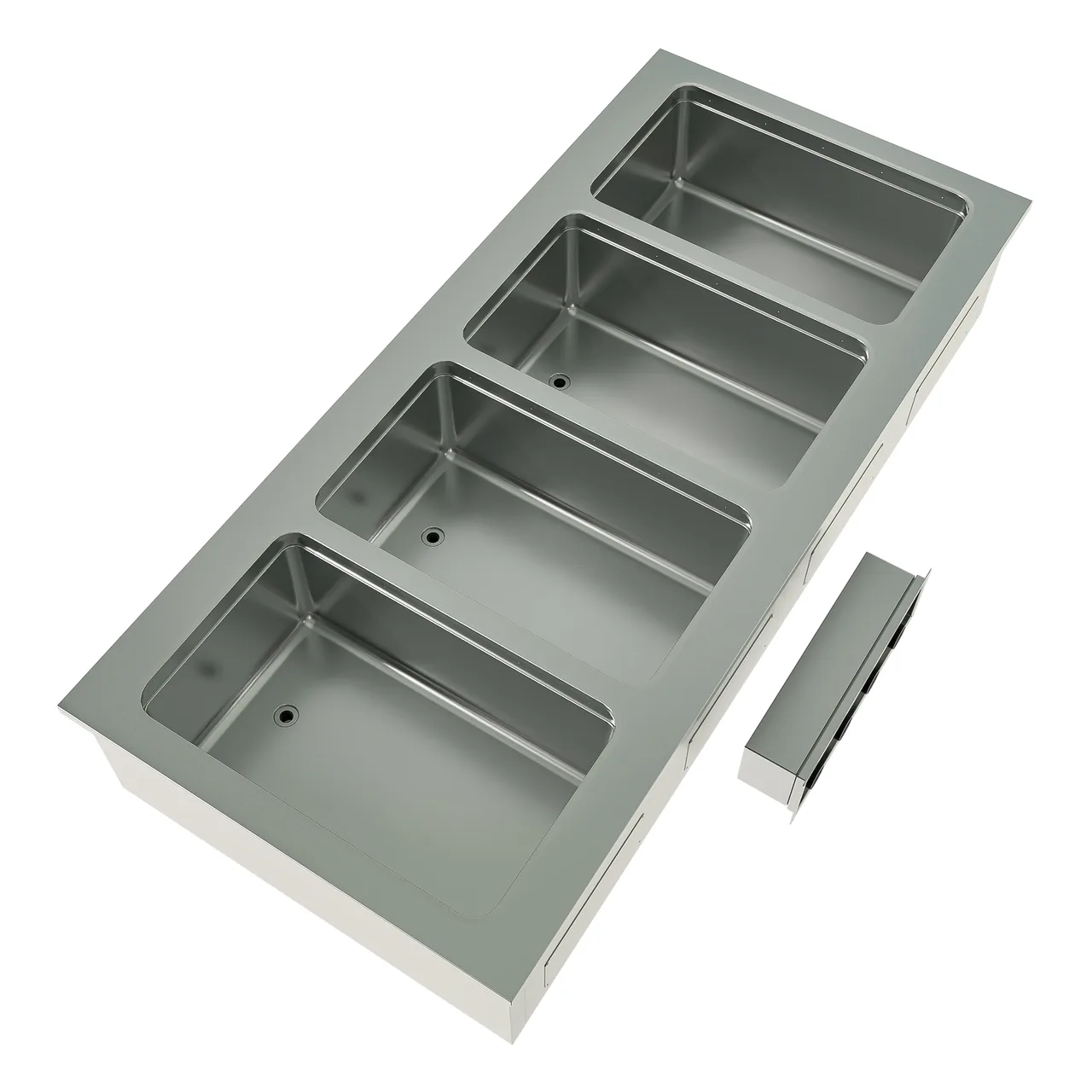 BK Resources E-HP-4 Electric Drop-In Hot Food Well Unit