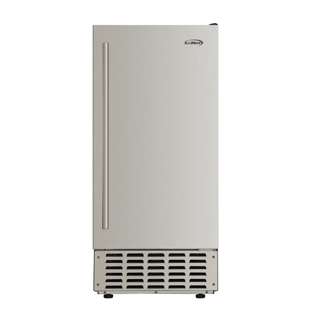 Koolmore KM-BIM66-NSS Nugget Ice Maker, 15"W x 16.4"D x 32.4"H, Stainless, 66 Lb/Day, 17.5 Lb Bin