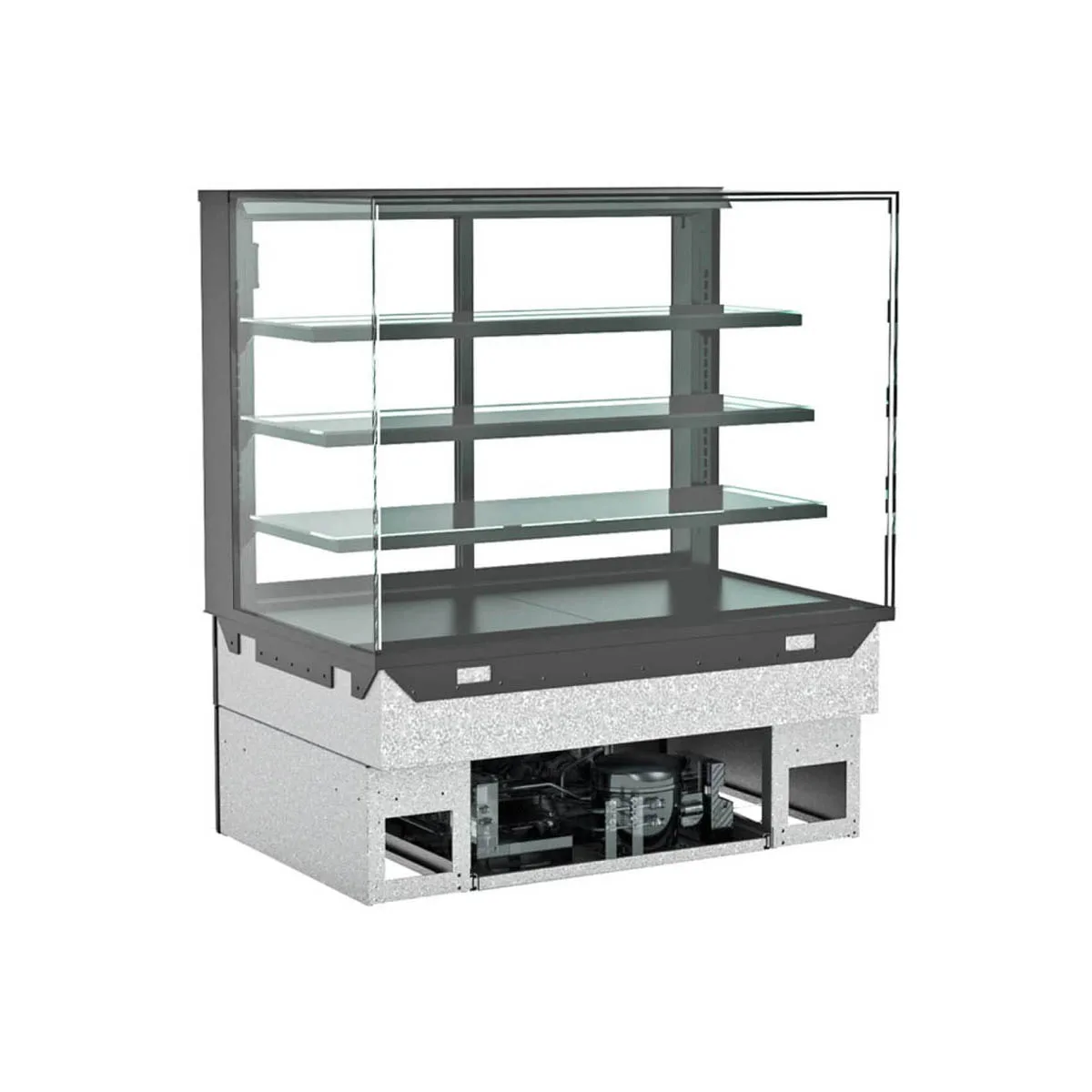 Structural Concepts NE6035RSV 60" Reveal® Full Service Refrigerated Slide In Counter Case