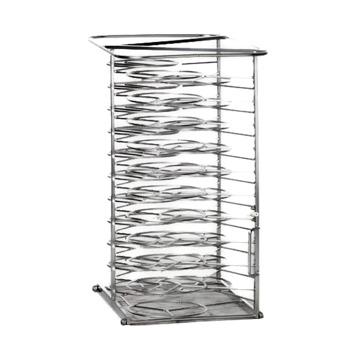 RATIONAL 60.11.602 Mobile Plate Rack with 26-Plates Capacity and 10-Half Size Pro/Classic
