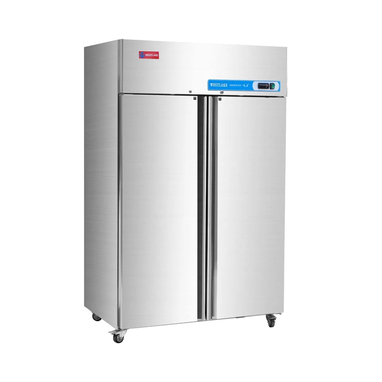 Westlake WK-48F 48" 2-Solid Door Reach-In Freezer, Top Mounted, 36 cu. ft. Stainless Steel