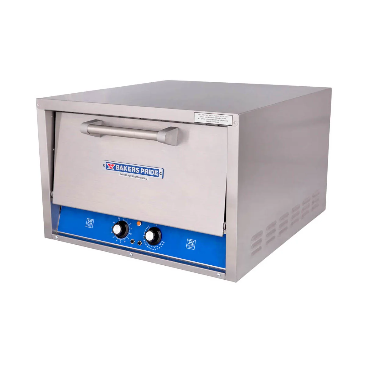 Bakers Pride P22-BL 26" Electric Countertop Pizza Bake Oven w/ 2 Decks, Thermostatic Controls