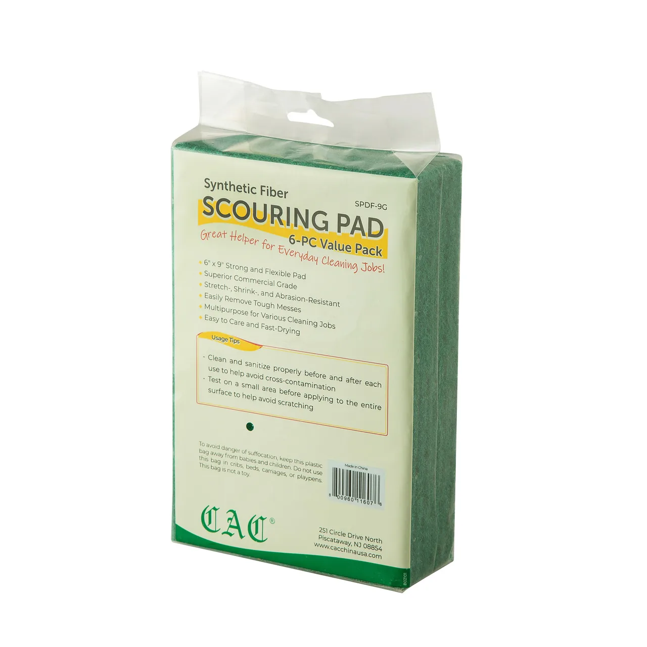 CAC China SPDF-9G Scrub Scour Pads