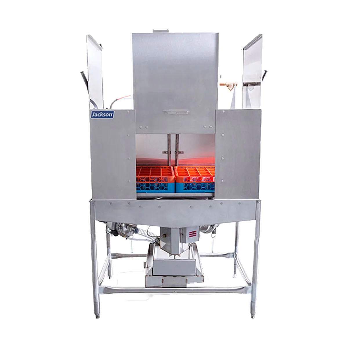 Jackson WWS CONSERVER XL2C 48" Corner Door Type Dishwasher - Double Rack, 45 Racks/Hr - Low Temp