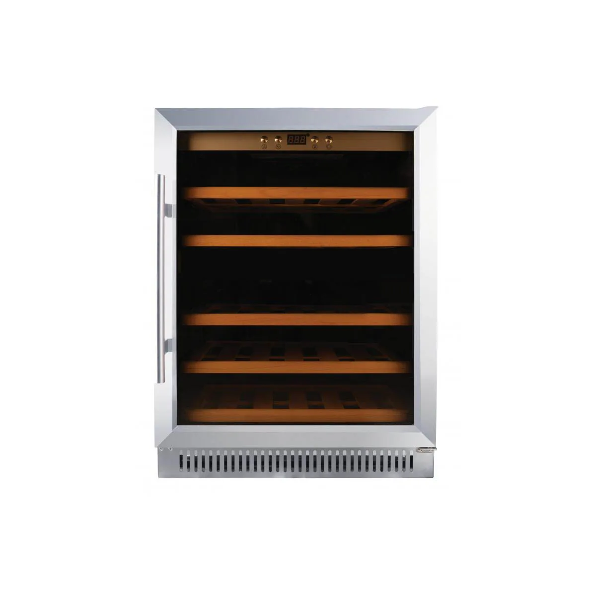 Omcan USA 45261 23" Glass Door Wine Refrigerator, Single Temperature, 51 Bottles