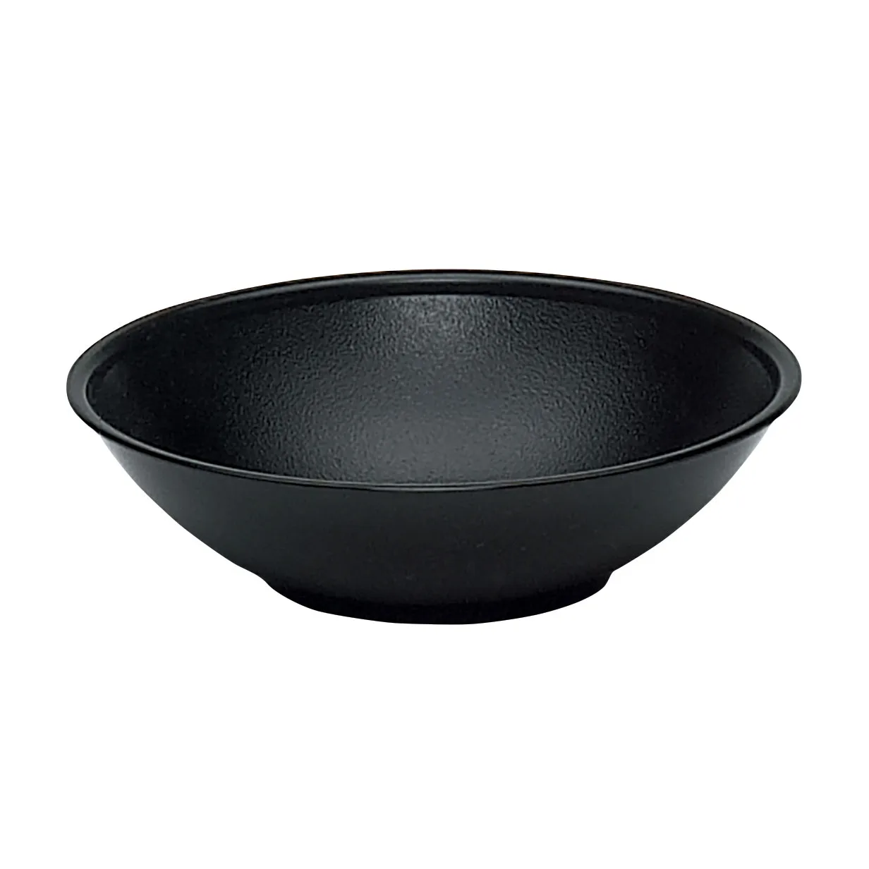 Cambro SB55110 - Plastic Salad Bowl, 5‑11/16" (10.9 oz) Black SAN, FDA Approved, Made in USA