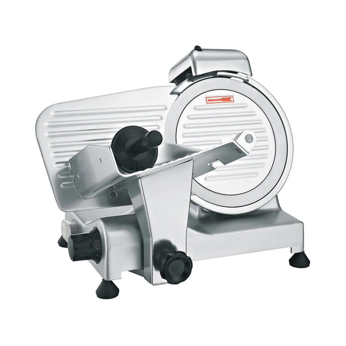 Global Solutions by Nemco GS1600 - Manual 9" Stainless Steel Meat Slicer,0-3/8" Thickness Gravity Feed 3/8 HP 110V 280W